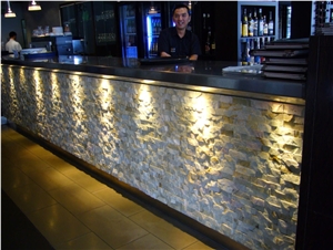 Thredbo White Mica Natural Feature Stone Panels & Loose Ledgestone