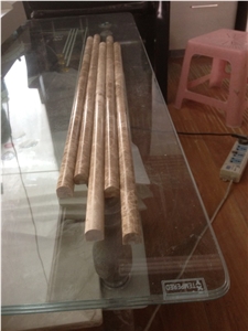 Crema Marfil Bath Pencil Trim