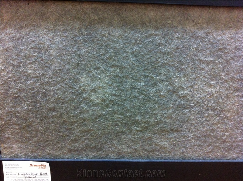 Mongolia Black Flamed Tile, Mongolia Black Basalt Slabs & Tiles