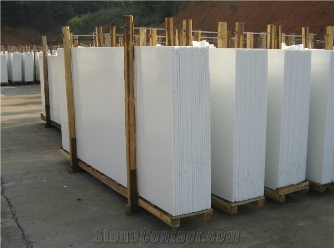 White Nano Microlite Tile,Crystallized Stone