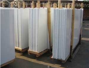 White Nano Microlite Tile,Crystallized Stone