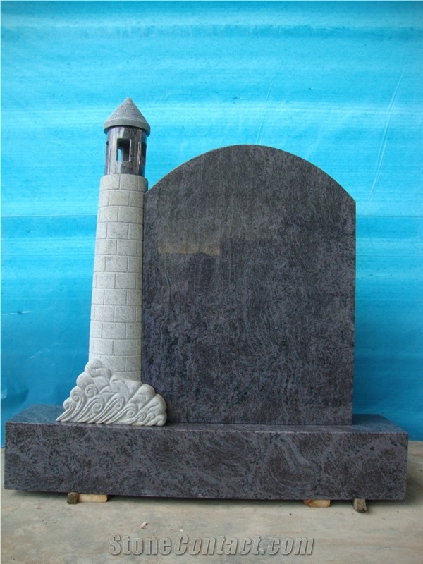 Angel Monuments-1, Green Granite Angel Monuments
