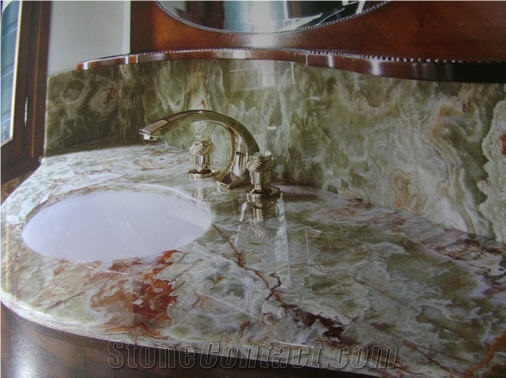 Green Onyx Vanity Top