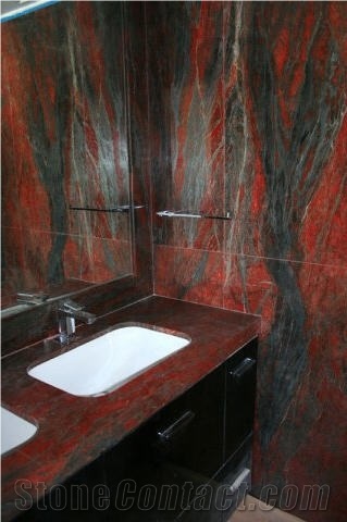 Red Dragon Granite Bathroom Vanity Top