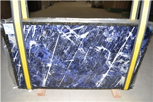 Sodalite Blue Granite Slabs & Tiles, Blue Polished Granite Floor Tiles, Wall Tiles