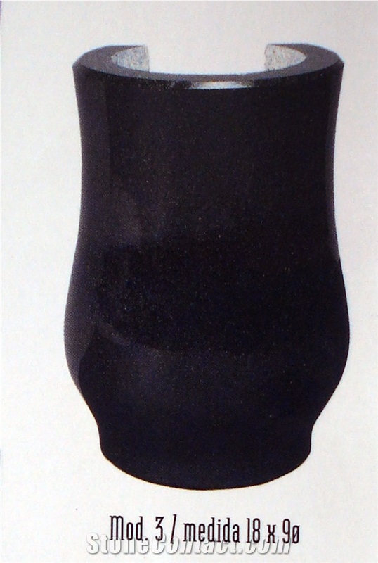 Bucaros Red Granite Urn, Vase