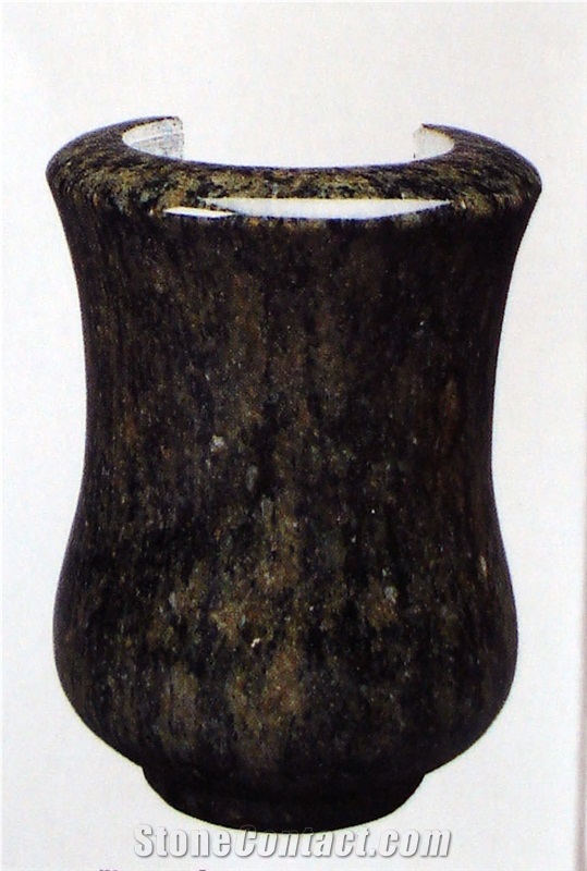 Bucaros Red Granite Urn, Vase