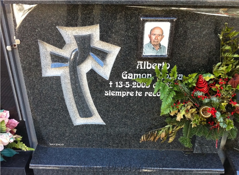 Lapidas De Nichos,Frentes De Lapida,Arte Funerario,Lapidas De Negro Granito,Esculturas Tumbas, Saudafrica Black Granite Monument & Tombstone