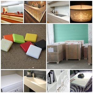 Acrylic Solid Surface High End Led Design Bar Counter/Reception Counter