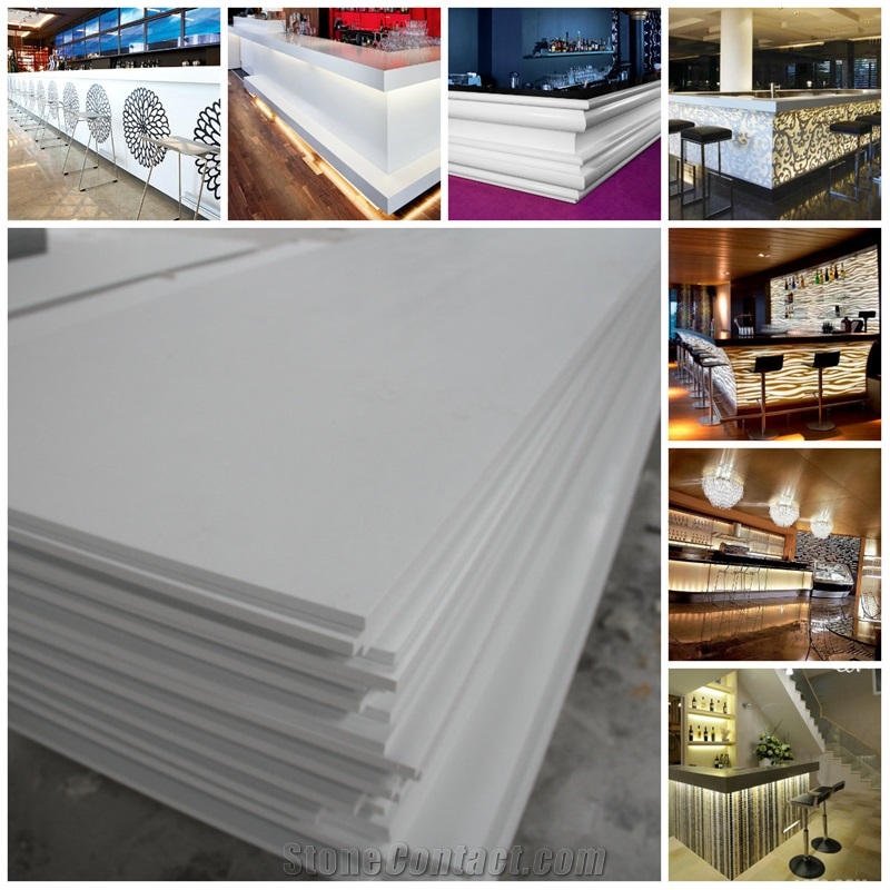 Fancy Boat Shape Design Reception Counter Bar Furniture