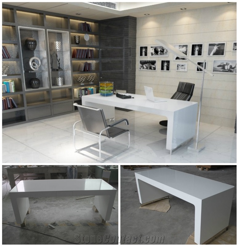 Modern Long Narrow Simple Office Desk