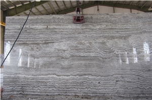 Silver Travertine Slabs & Tiles, Iran Grey Travertine