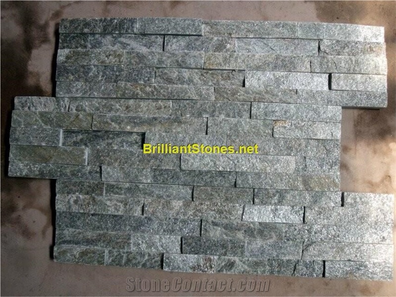 China Green Quartzite Cultured Stone