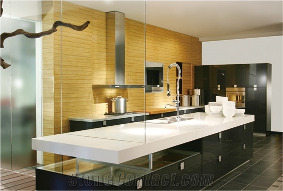 2014 Crystallized White Stone Slabs