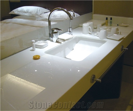 2014 Crystallized White Stone Slabs