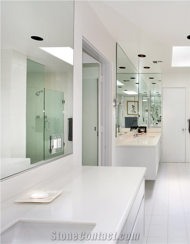 2014 Crystallized White Stone Slabs