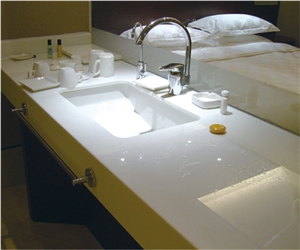 Decorative Artificial Pure White Stone