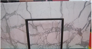 Italian Statuario Extra Marble Slabs , Statuario Cervaiole White Marble