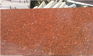 New Imperial Red Granite Slabs & Tiles, India Red Granite floor covering tiles 
