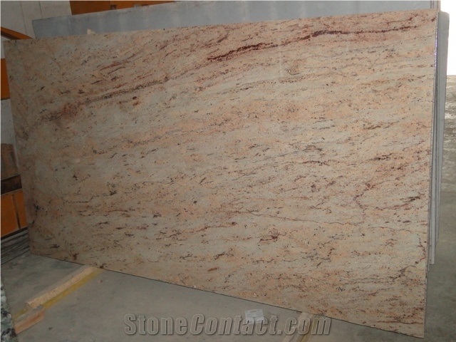 Shivakashi Gold Slabs & Tiles, Yellow Granite Polished Floor Covering Tiles, Walling Tiles