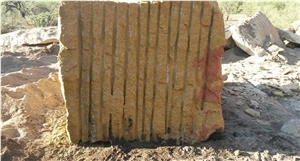 Granite Block, Golden Leaf Granite, Yellow Gold Granite