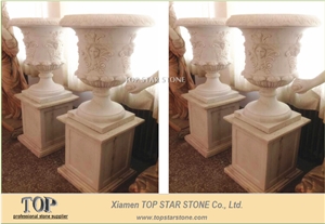 Ourdoor Marble Decoration Flower Pot