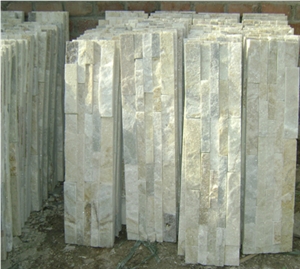 China White Quartzite Ledgestone, Veneer Stone