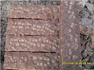 Rough Surface Red Granite Kerb, G354 Red Granite Kerbs
