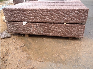 Rough Surface Red Granite Kerb, G354 Red Granite Kerbs