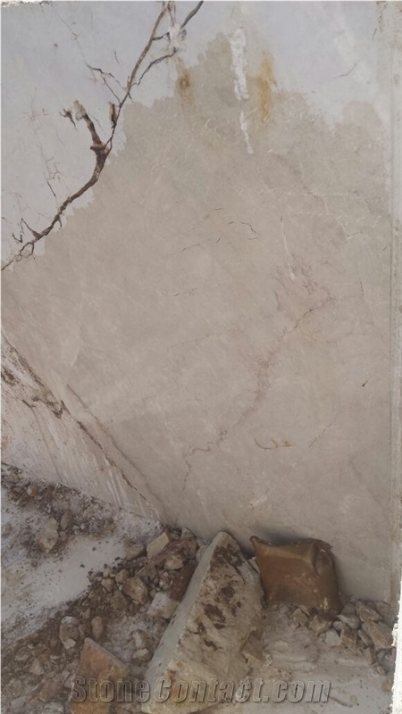 Cream Rose Marble Block , Bilecik Cream Rose Beige Marble Block