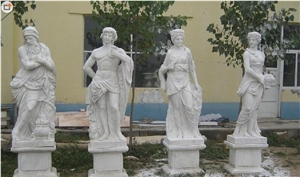 China White Marble Western Human Sculpture