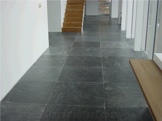 Black Slate Tiles, China Black Slate
