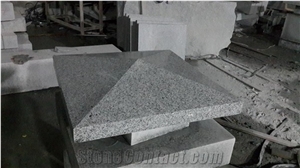 Cheap Grey Granite Pier Caps, China Granite Pier Caps, G603 Grey Granite Pier Caps