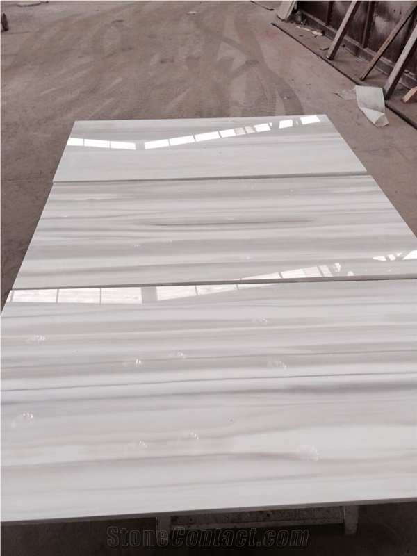 White Wooden Nano Crystalized Stone Tiles, White Wood Marmoglass
