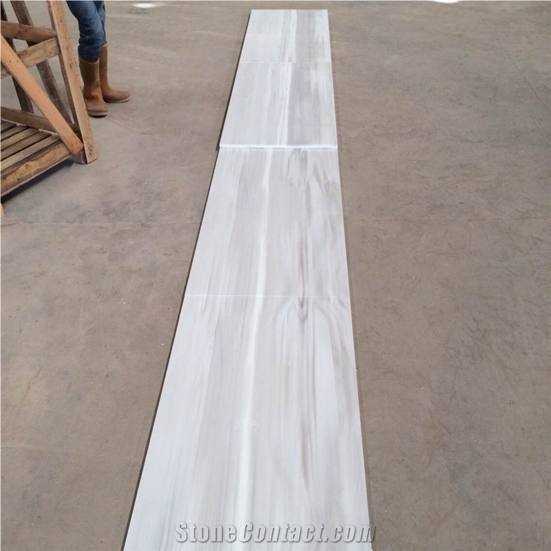 White Wooden Nano Crystalized Stone Tiles, White Wood Marmoglass