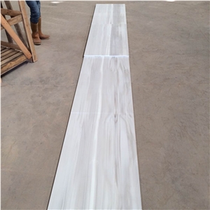 White Wooden Nano Crystalized Stone Tiles, White Wood Marmoglass