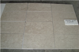 Crema Kulp Flower Beige Marble Tiles, Slabs