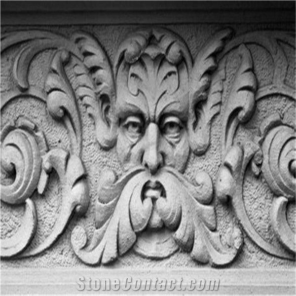 European Style Wallest Relief, White Granite Reliefs