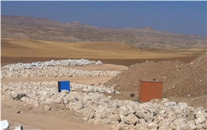 Iran White Alabaster Block