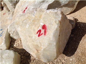 Iran Snow White Onyx Block