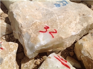 Iran Snow White Onyx Block