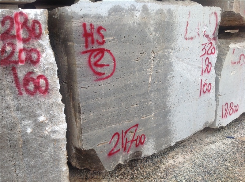 Smoky Travertine Blocks, Iran Smoky Travertine