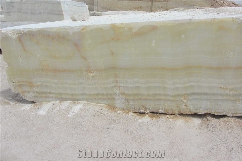 White Onyx Blocks, Iran White Onyx