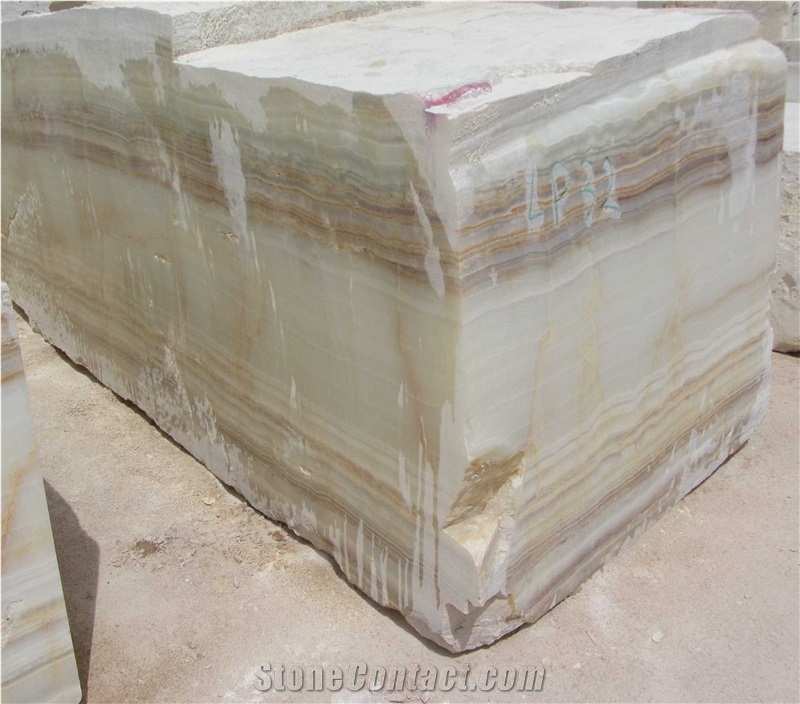 White Onyx Blocks, Iran White Onyx