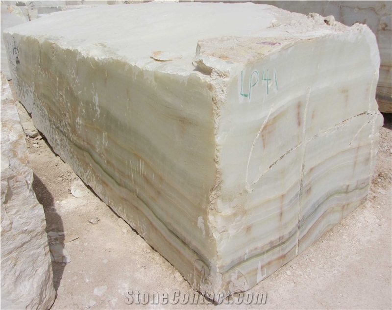 White Onyx Blocks, Iran White Onyx