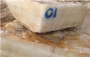 White Onyx Small Blocks, Iran White Onyx