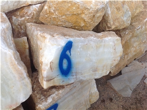 White Onyx Small Blocks, Iran White Onyx