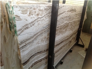 White Travertine Blocks, Iran White Travertine