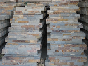 China Multicolor Slate Cultured Stone/Slate Culture Stone/Culture Slate/Slate Wall Cladding