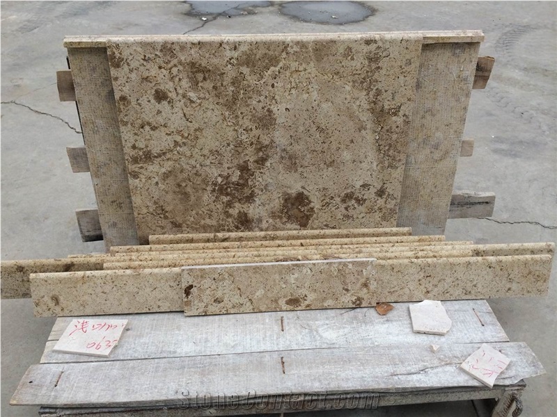 Mocha Travertine Tile & Slab, China Brown Travertine